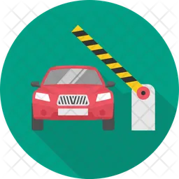 Car stop gate  Icon