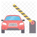Car Stop Gate  Icon