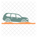 Car Stuck In Mud Accident Car Stuck Icon