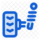 Car Suspension Automotive Shock Spring Mechanism Icon