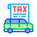 Car Tax Paper  Icon