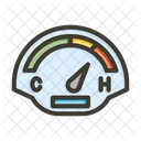 Temperature Thermometer Car Icon