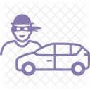 Car Thief Man  Icon