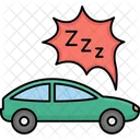 Car Tired Due To Fuel Car Driver Icon