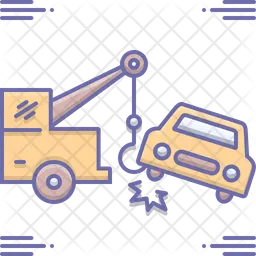 Car Towing  Icon