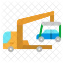 Car Towing  Symbol