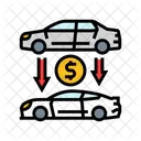 Trade Car Dealership Icon