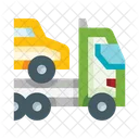 Car Transport Auto Transporter Car Delivery Icon