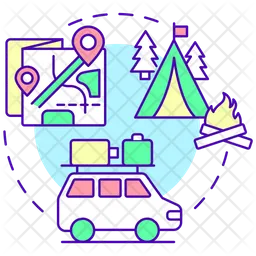 Car travel  Icon