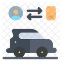 Car Traveling Icon