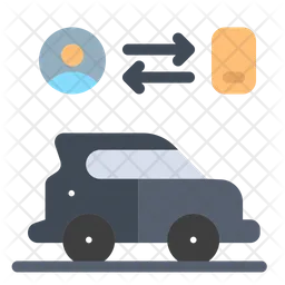 Car Traveling  Icon