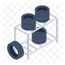 Car Machinery Garage Machinery Workshop Tools Icon