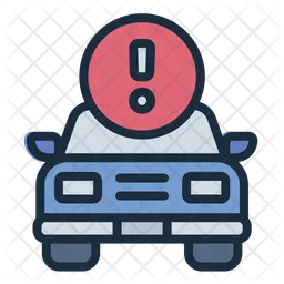 Car Warning  Icon