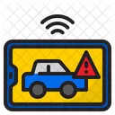 Car Warning Smart Car Car Application Icon