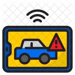 Car Warning  Icon