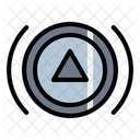 Car Warning Sign  Icon