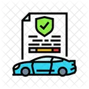 Warranty Car Dealership Icon