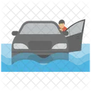 Car Wash Soapy Wash Car Cleaning Icon