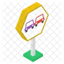 Car Way Car Way Symbol Car Lane Icon