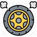 Wheel Rubber Car Icon