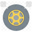 Wheel Rubber Car Icon