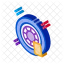 Car Wheel Cleaning Icon