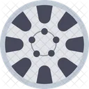 Car Wheel Alloy Wheels Car Tyre アイコン