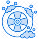 Car Wheel Washing  Icon