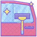 Car Window Cleaning Icon