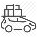 Car With Cargo  Icon