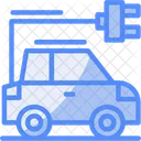 Car With Charging Symbol  Icon