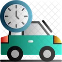 Car Clock Vehicle Icon