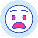 Emoji de cara angustiada  Icono