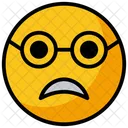 Emoji De Cara Asustada Emoticon Emoji Asustado Icono