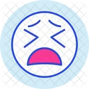 Emoji De Cara Cansada Icono