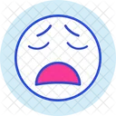 Emoji De Cara Cansada Icono