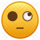 Cara con los ojos en blanco  Icono