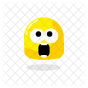 Cara De Asombro Icono
