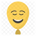 Cara De Balao Feliz Cara De Balao Emoticon Ícone