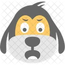 Cachorro Cara Emoji Icon