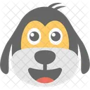 Cachorro Emoji Smiley Icon