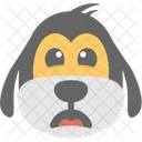 Cachorro Emoji Smiley Icon