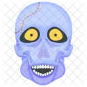 Cara De Calavera Calavera De Halloween Calavera Espeluznante Icono