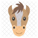 Emoji De Cavalo Emoticon Animal Icon