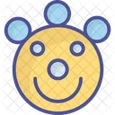 Cara De Curinga Rosto Emoji Rosto Ícone