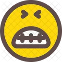 Cara de dolor  Icono