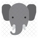 Cara de elefante  Icono