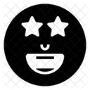 Emoji Emocionado Emoji De Ojos De Estrella Sonriente Icono