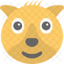 Koala Cara Emoji Icono