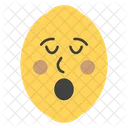 Cara de limón asombrada  Icono